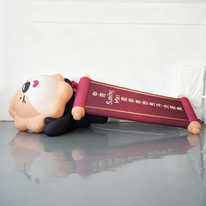 Colonnes d'air gonflables personnalisées en forme de lion et de couplet, décoration de dessin animé pour centres commerciaux, sites touristiques et magasins populaires sur internet - Product Image 5