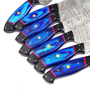 Professional Handmade Damascus Steel Kitchen <b>Knife</b> <b>Set</b> Durable Cooking Tools for Daily Use Custom Damascus Kitchen <b>Knife</b> <b>Set</b> - Product Image 4
