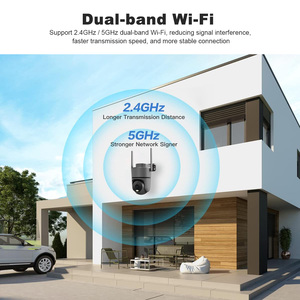 New 4K HD Tuya Ứng Dụng 8MP Nhà Thông Minh An Ninh Ngoài Trời Pan Nghiêng Xoay Phát Hiện Chuyển Động Tự Động Theo Dõi 2.4Ghz 5Ghz <span class=keywords><strong>Wifi</strong></span> PTZ Máy Ảnh - Product Image 3