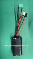 Batterie Queenbattery 7.2V-8.4V 3200mAh-3500mAh 18650 2S 1P LiMn2O4 NCM Anode NCR18650BD/GA MJ1 pour lampe frontale LED rechargeable KC/CE
