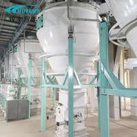 Usine d'alimentation complète pour volailles, animaux et bétail Mufeng personnalisée, capacité de 6 à 10 tonnes par heure, pour les clients