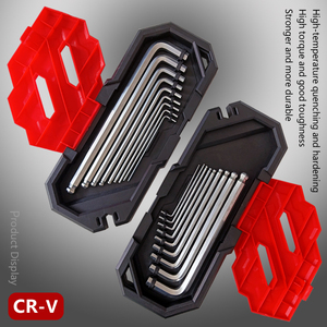Nouvelle clé hexagonale multifonctionnelle à tête plate dans une boîte pour la réparation de voiture, l'assemblage de vélo et un fonctionnement flexible - Product Image 4