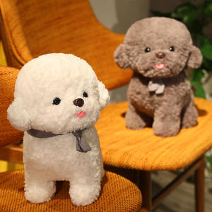 Toptan PP pamuk beyaz kahverengi yeni sevimli peluş oyuncak yavru bebek yaratıcı köpek bebek doğum günü hediyesi çocuk mevcut doğum günü hediyesi - Product Image 3