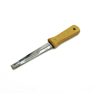 NEICO Couteau isolant long dentelé et tranchant Couteau utilitaire double face Outil pour <span class=keywords><strong>couper</strong></span> les matériaux thermiques, <span class=keywords><strong>polystyrène</strong></span>-laine de roche - Product Image 4