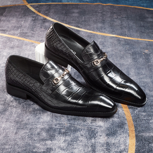 <span class=keywords><strong>Scarpe</strong></span> da Uomo in Vera Pelle <span class=keywords><strong>con</strong></span> Decorazioni a <span class=keywords><strong>Fibbia</strong></span>, Fatte a Mano e Adatte per Ufficio, Occasioni di Lavoro e Feste - Product Image 2