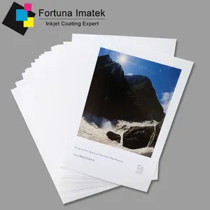 High Grade Bulk Supply White Waterproof Ink Picture Printing Inkjet Media RC Paper
