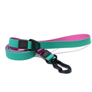 مقود للكلاب من بولي كلوريد الفينيل متين مصنوع من شبكة قرص العسل قابل للتنفس ومقاوم للماء ، حزام للمشي بدون متشابكة وأسلوب بسيط فاخر - Product Image 6