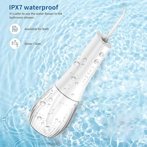 Hydropulseur <span class=keywords><strong>dentaire</strong></span> portable 5 modes pour les dents, irrigateur buccal pour orthodontie, appareils dentaires, gencives sensibles, compact - Product Image 5