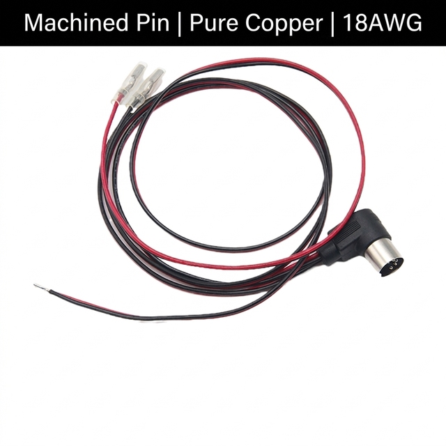 Custom Din 5 Pin to 187 Terminal Wire Harness Cable