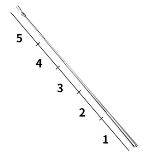 Yunbei Yb Magnetic Pickup Tool 1.5 Lb 5 Section Silver Angled Extendable Rod For Auto Repair - Product Image 5