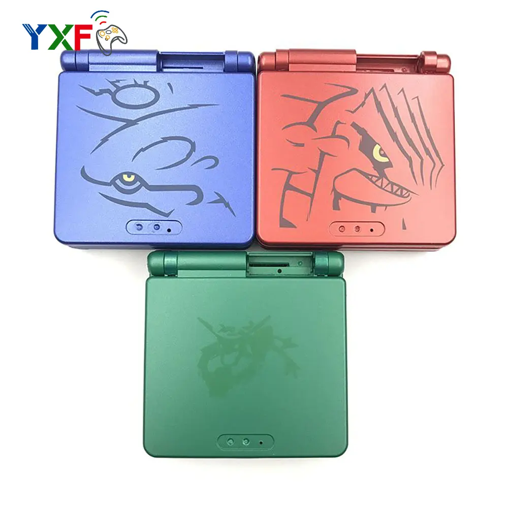 Carcasa de diseño para Nintendo gameboy advance, carcasa de GBA SP, Groudon