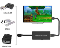 Nuevo Convertidor de Nintendo64 a HDMI, Cable HD Link, N64 a un Nuevo Televisor HDMI, Conecta y Reproduce, N64/SNES/NGC a HDMI 1080