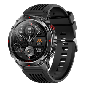 Reloj Inteligente HT37 con Pantalla <span class=keywords><strong>de</strong></span> 1.46 Pulgadas, Brújula, Linterna, GPS, Deportes al Aire Libre, Resistente al Agua IP68, Carga Magnética <span class=keywords><strong>de</strong></span> 5-7 Días - Product Image 4