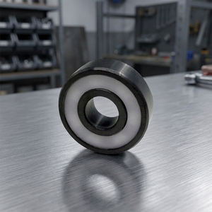Rodamiento Rígido de Bolas de Ranura Profunda 10x30x9 mm Cerámico P0 de Una Hilera, Lubricado con Grasa, Sellado ZZ, Holgura C3, 6000 RPM - Product Image 3