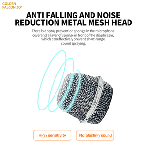 Micrófonos vocales Micrófonos de mano con cable Micrófonos de karaoke profesionales Enchufe de 6,5mm para SINGING - Product Image 4