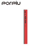 PORPIU Portable 20000mAh batterie externe miroir de secours d'urgence chargeur de batterie 10W puissance de sortie pour appareils mobiles
