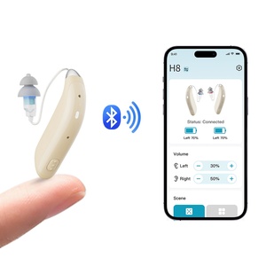 2025 Bán Buôn Có Thể Sạc Lại Mini Xách Tay Cho <span class=keywords><strong>Bluetooth</strong></span> Máy Trợ Thính Vô Hình Mini Có Kích Thước Khuếch Đại Với Cho <span class=keywords><strong>Bluetooth</strong></span> Ứng Dụng - Product Image 1