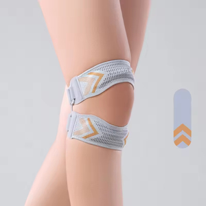 Banda de rótula deportiva de moda con protector rotuliano Soporte de <span class=keywords><strong>rodilla</strong></span> flexible para reducir el <span class=keywords><strong>desgaste</strong></span> y el riesgo de lesiones - Product Image 3