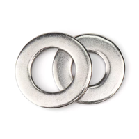 304 Stainless Steel Flat Washer DIN 125 M8 M10 M12 Corrosion Resistant Metal Plain Washers for Automotive Machinery Construction