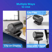 Kamera Streaming EMEET S600 Autofokus 4K 60FPS dengan Pengenalan Gerakan AI dan Mikrofon Berbahan Aluminium Alloy