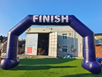 Arche gonflable décorative extérieure avec souffleur d'air pour l'événement annonçant la voûte de but d'inflatables
