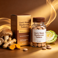 Complément de Marque Blanche pour le Confort Gastrique et de la Muqueuse Gastrique à base de Crinière de Lion, avec Zinc et Carnosine, OEM