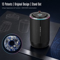 Diffuseur de voiture automatique portable de 50 ml en gros, diffuseur d'huiles essentielles rechargeable, diffuseur d'air électrique pour voiture, diffuseur d'air frais