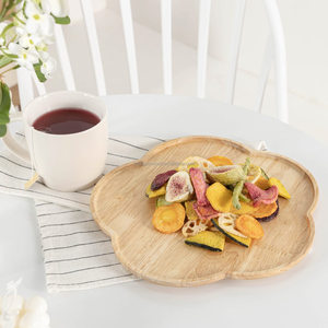 Chargeur en bois assiettes de service assiettes à dîner <span class=keywords><strong>vaisselle</strong></span> nettoyage facile plateau de service <span class=keywords><strong>incassable</strong></span> assiettes à dîner en <span class=keywords><strong>bambou</strong></span> en bois - Product Image 4