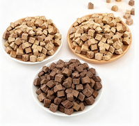 Friandises pour chats et chiens : Foie de poulet et foie de canard lyophilisés, nourriture pour chiens avec lécithine naturelle et protéines animales, nourriture pour chats