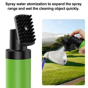 Limpiador de Palos de Golf Tejido, Venta al por Mayor, Ecológico, de Secado Rápido, Portátil, con Botón de Pulverización de Agua, Cepillo Personalizado, Marca <span class=keywords><strong>Lenna</strong></span> - Product Image 4