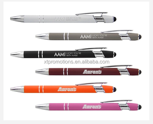 Bolígrafo de Punta Suave de Goma con Superficie Mate y Logotipo Personalizado, Bolígrafo Táctil de Metal Premium con Logotipo Grabado - Product Image 5