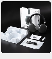 Headphone Over Ear BT5.3 Headset Nirkabel HIFI Stereo Peredam Kebisingan dengan Mikrofon Kartu TF Mode Ganda Berkabel untuk Ponsel Laptop