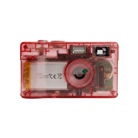 Appareil photo numérique vintage sans écran 12MP, nouveau design, appareil photo numérique sans écran 35mm avec flash xénon intégré, style rétro pour le camping et les prises de vue rapides