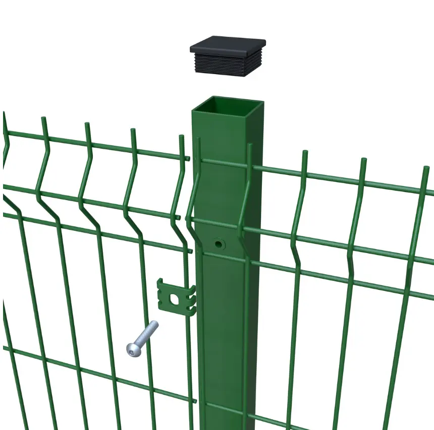 Recinzione a pannelli curvi saldati 3d/recinzione 3d in rete metallica saldata di rinforzo in cemento 6x6/recinzione in rete metallica saldata 3d