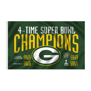 Bannières de production en gros 5X3 pieds, drapeaux personnalisés pour l'équipe de la NFL GREEN <span class=keywords><strong>BAY</strong></span> PACKERS - Product Image 3
