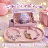 Bracelet-montre perlé prêt à expédier, boîte mystère, jouet, cadran en cristal étincelant, style aléatoire, cadeau surprise de vacances pour enfants