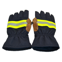Gants de lutte contre les incendies de forêt résistants à la chaleur de haute qualité Gants de pompier imperméables résistants au feu