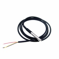 Sonde de température étanche DS18B20 capteur de température emballage en acier inoxydable 1 mètre/2 mètres/3 mètres de fil