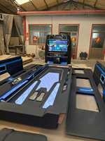 Kits d'aménagement intérieur de luxe Sprinter, cloison, sièges arrière VIP avec table, siège-canapé avec écran tactile pour Mercedes-Benz Sprinter W907