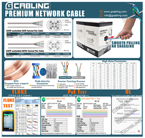 <span class=keywords><strong>Cable</strong></span> <span class=keywords><strong>Ethernet</strong></span> UTP <span class=keywords><strong>para</strong></span> Exteriores Gcabling, Flexible y Protegido, Cat 6 Cat5e FTP UTP, Rollo de <span class=keywords><strong>Cable</strong></span> 100% Rojo Gris, 305m, Caja de 305 Metros, Cobre - Product Image 4