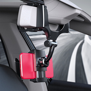 Phiên Bản Mới Xoay Rear <span class=keywords><strong>View</strong></span> Gương Xe Núi Đứng Bracket Điện Thoại Di Động Chủ Cradle Xe Gương Chiếu Hậu Điện Thoại Chủ - Product Image 3