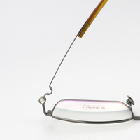 Monture de lunettes carrée en titane pur, verres en corne de buffle, design plein cadre, look premium, durable, étui rétro surdimensionné