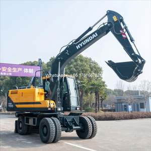 Maquinaria de Construcción con Ruedas, Excavadoras Industriales, Mini Excavadoras Usadas Hyundai HW150 - Product Image 6