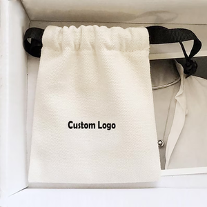Pochette promotionnelle en toile de coton écologique avec cordon de serrage et ouverture supérieure, personnalisable avec logo imprimé, pour bijoux et cadeaux, vente en gros - Product Image 3
