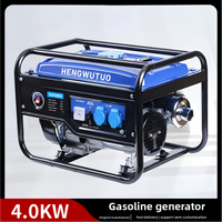 Générateur à essence HDH3800 3000W AVR avec double prise AC, disjoncteur, moteur OHV, cadre ouvert portable 220V