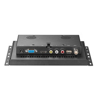 Moniteur tactile industriel 8 pouces IPS à cadre ouvert, capacitif/résistif, résolution 1024x768, interfaces VGA/USB/HD, écran LCD