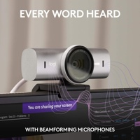 Logitech MX Brio Ultra 4K Web Kamerası 60fps STARVIS RightLight 5 Yapay Zeka Otomatik Çerçeveleme Özellikli Çift Mikrofon Zoom ve Teams için