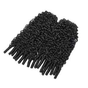 Extensiones de Cabello Humano Virgen Vietnamita Rizado para Trenzas de Ganchillo, Suaves e Invisibles, con Doble Trama a Máquina, Paquetes de Cabello Virgen - Product Image 1