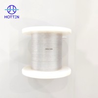 Câble coaxial RF blindé tressé 42AWG 44AWG 46AWG 48AWG, isolé FEP, indice de protection IP67, pour ordinateurs portables et petits appareils électroniques