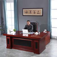 Bureau de patron de style chinois grand bureau de direction bureau de conception moderne pour le superviseur de gestionnaire